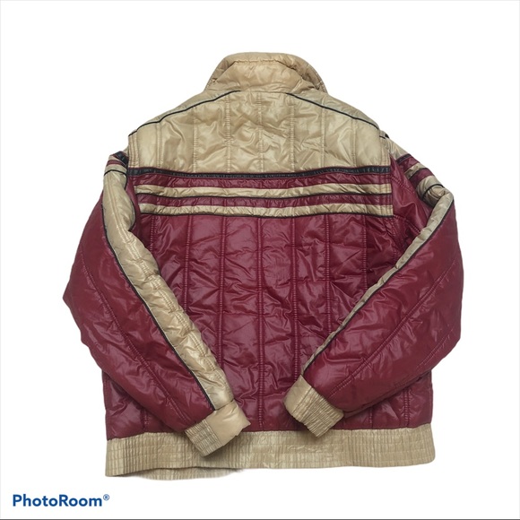 Vintage Puffer Jacket Coat ALPINE SKI vest convertible retro - Picture 11 of 13